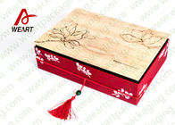Special Handle Christmas Cardboard Gift Boxes , Beautiful Corporate Gift Packaging Boxes