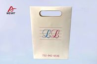 Custom Matte Lamination Paper Shopping Bags With Cut Handle Bowknot For Boutique Store